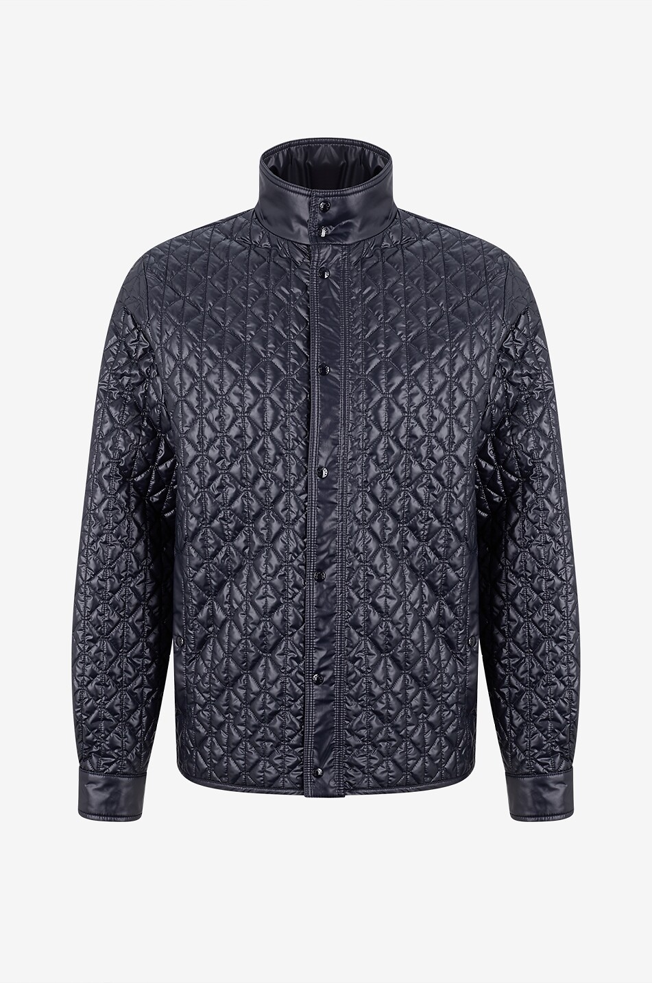 MONCLER Cleorine lightweight geometric quilted jacket Men DARK BLUE 1