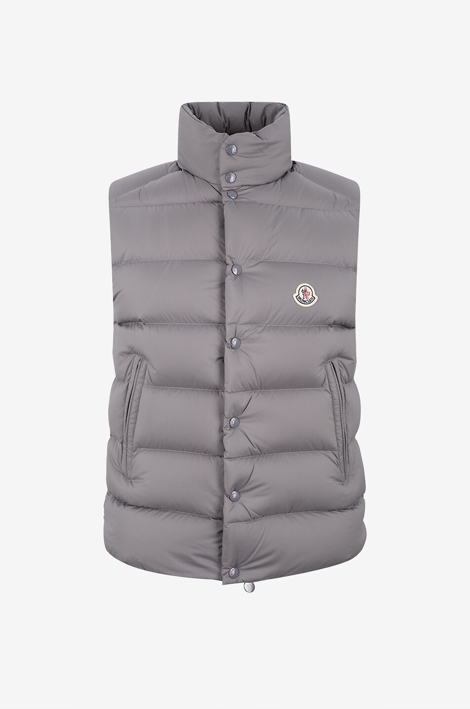 Tibb high-neck sleeveless quilted down jacket