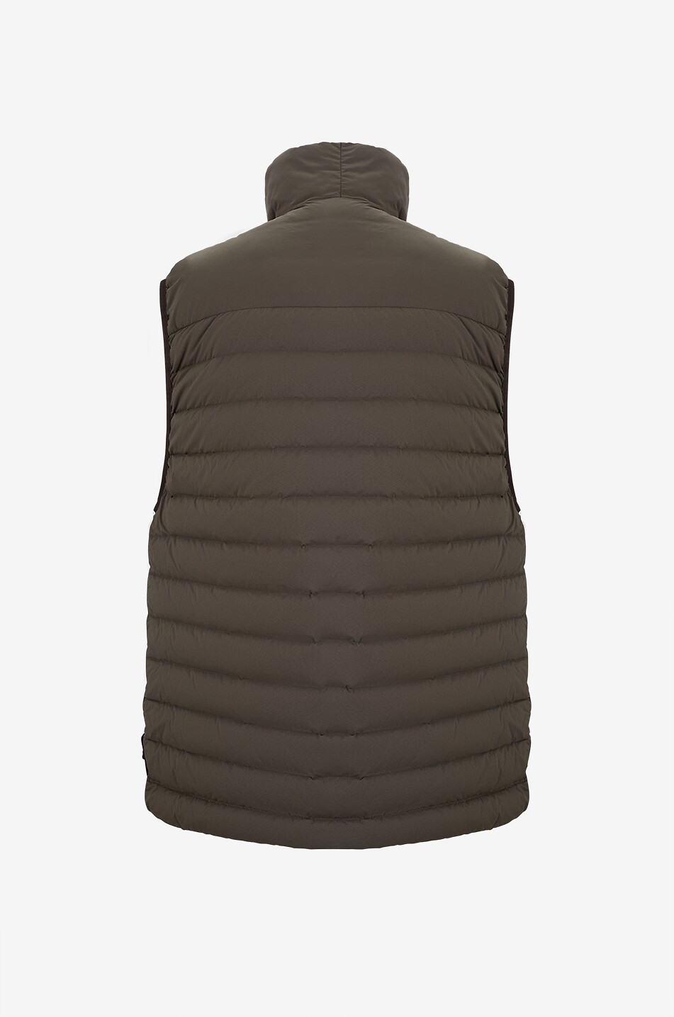 STONE ISLAND G100011 Seamless Tunnel Nylon Down-TC quilted sleeveless down jacket Men BROWN 2