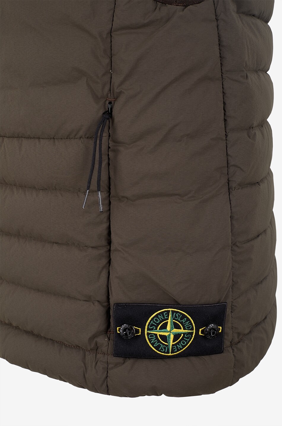 STONE ISLAND G100011 Seamless Tunnel Nylon Down-TC quilted sleeveless down jacket Men BROWN 3