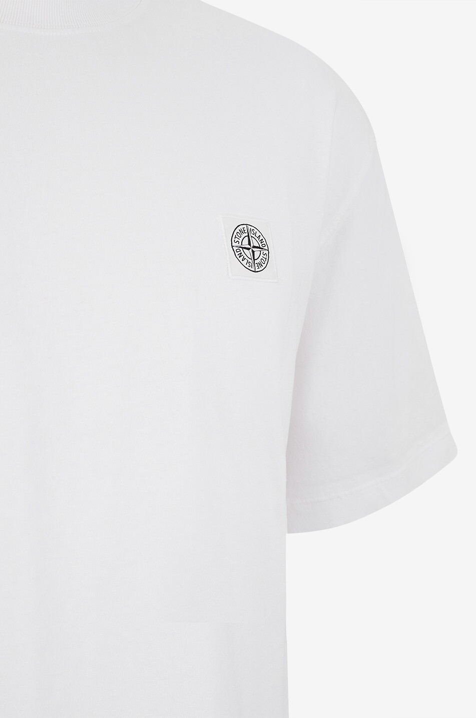 STONE ISLAND T-shirt mit kurzen Ärmeln 2100030 Combed Organic Cotton Jersey Herren WEISS 3