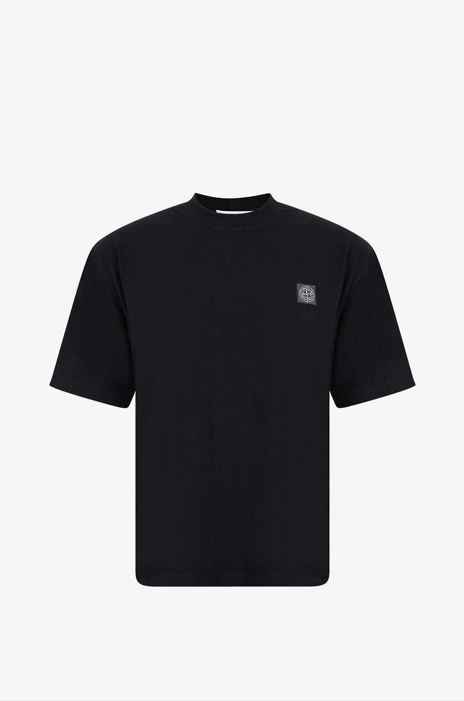 STONE ISLAND T-shirt à manches courtes 2100030 Combed Organic Cotton Jersey Homme NOIR 1