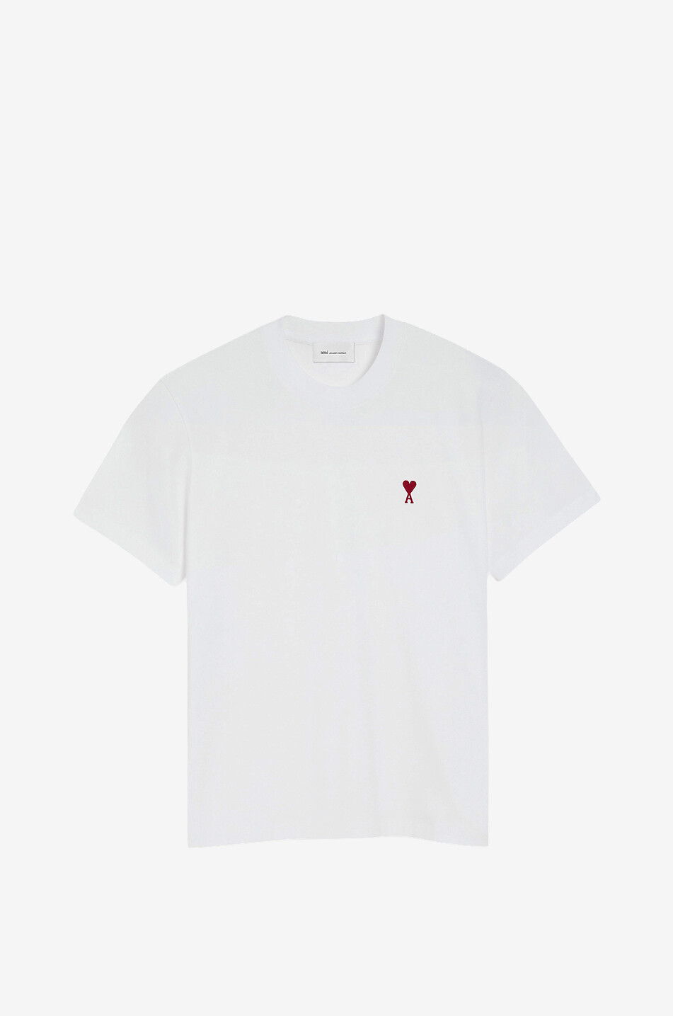 Ami de Coeur embroidered logo jersey cropped T-shirt - AMI - WHITE