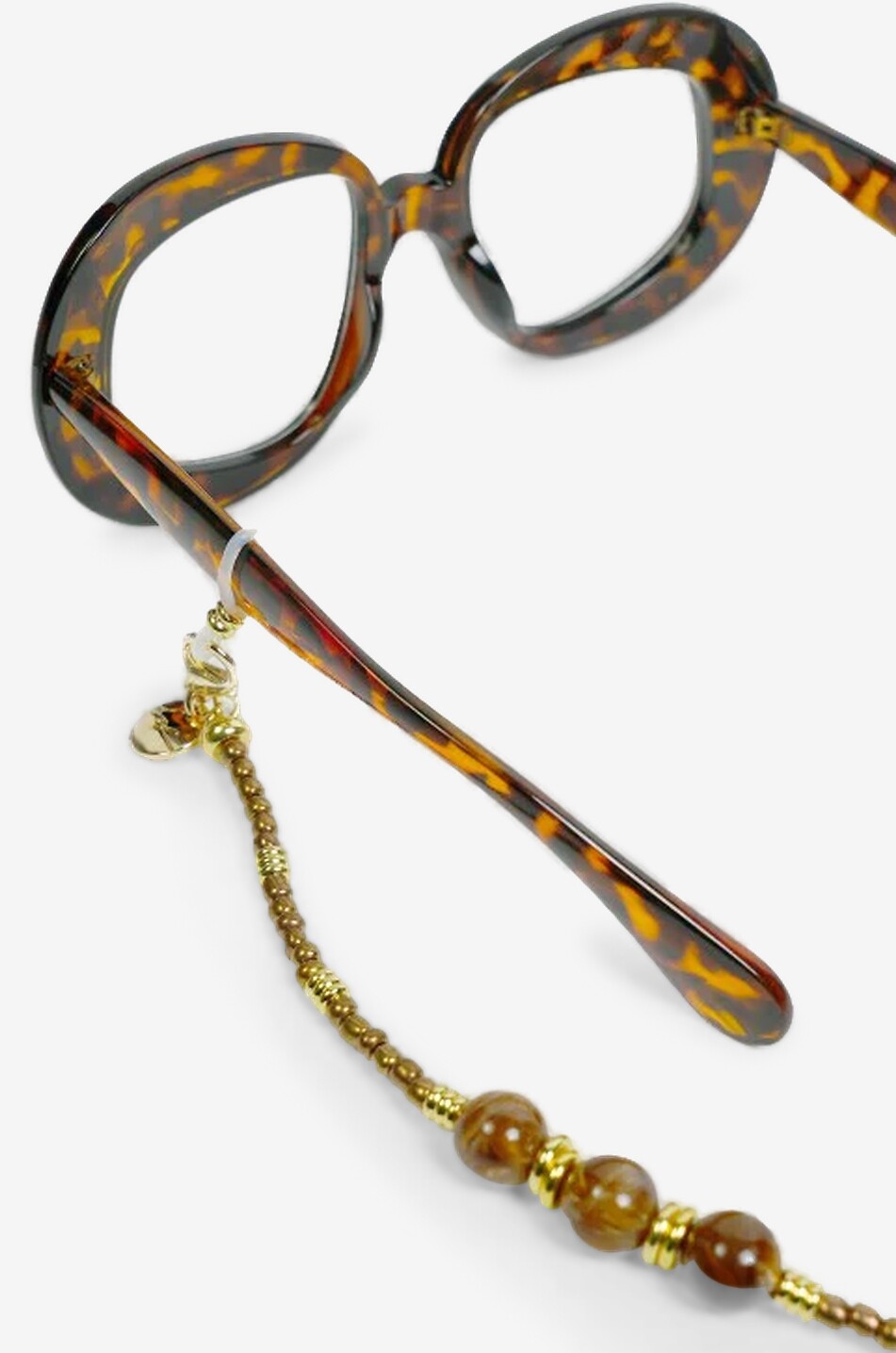 LA COQUE FRANCAISE Iris pearl glasses chain Women BRONZE 2