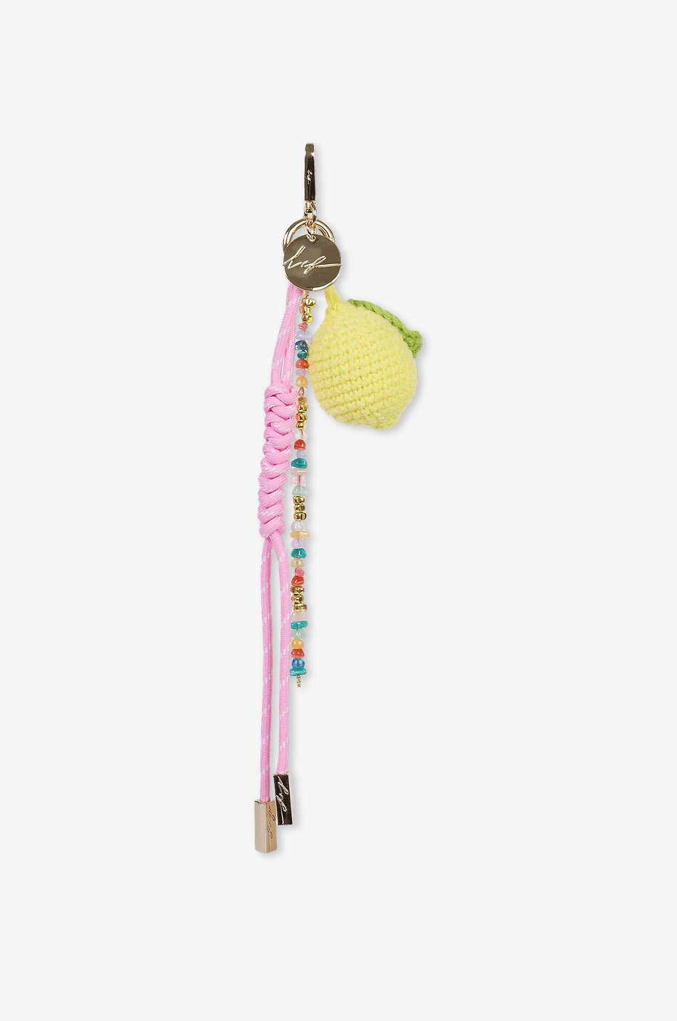 LA COQUE FRANCAISE Taschenanhänger mit Perlen Bobby Rose Damen ROSA 1