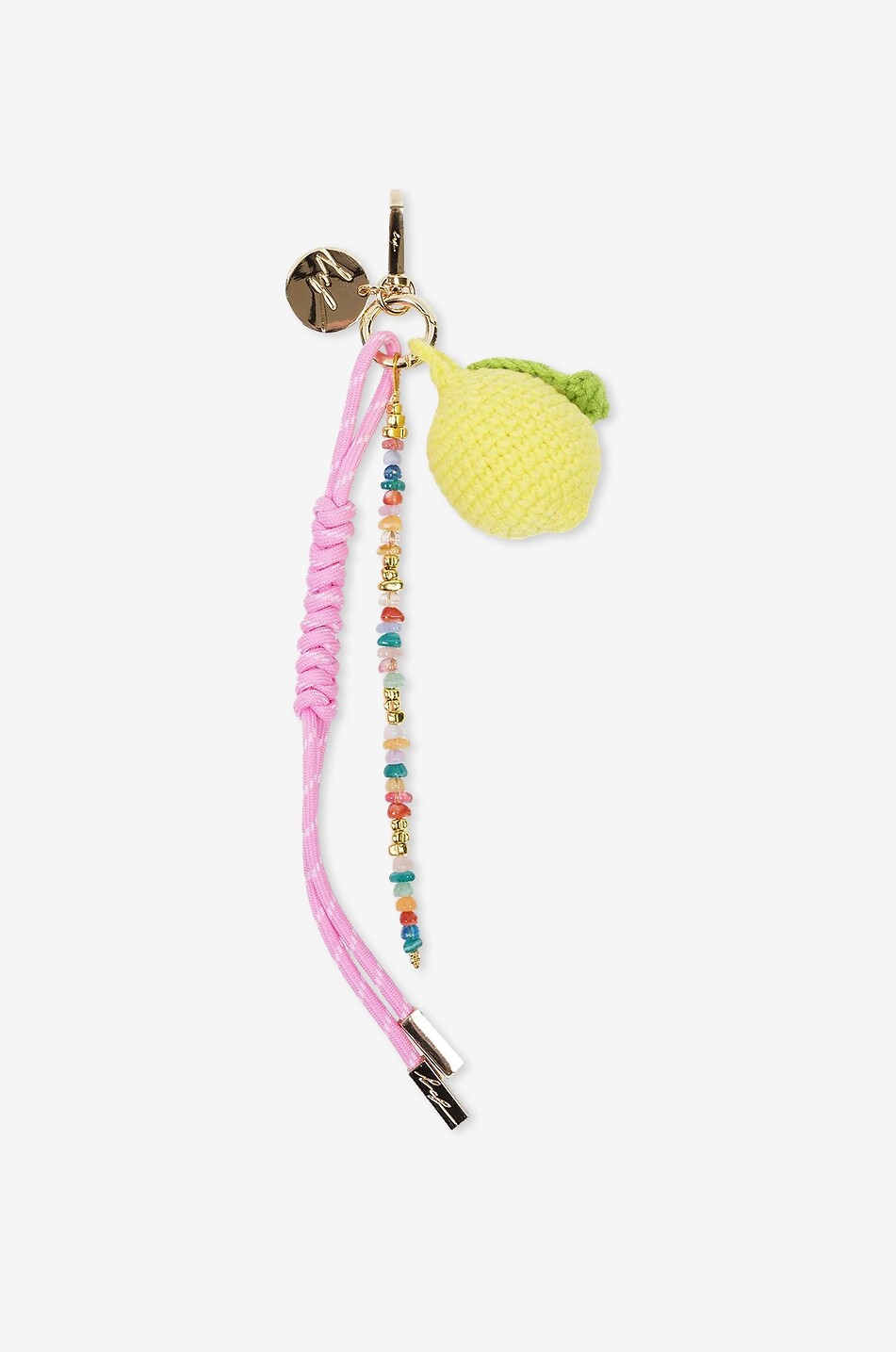 LA COQUE FRANCAISE Taschenanhänger mit Perlen Bobby Rose Damen ROSA 2