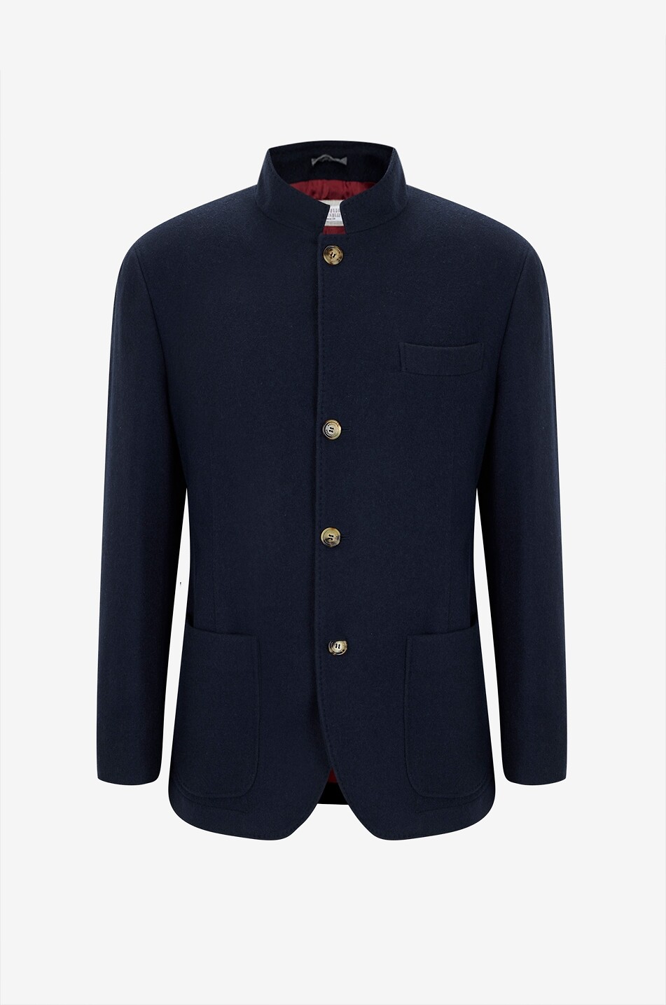 Lightweight water-resistant cashmere outerwear blazer