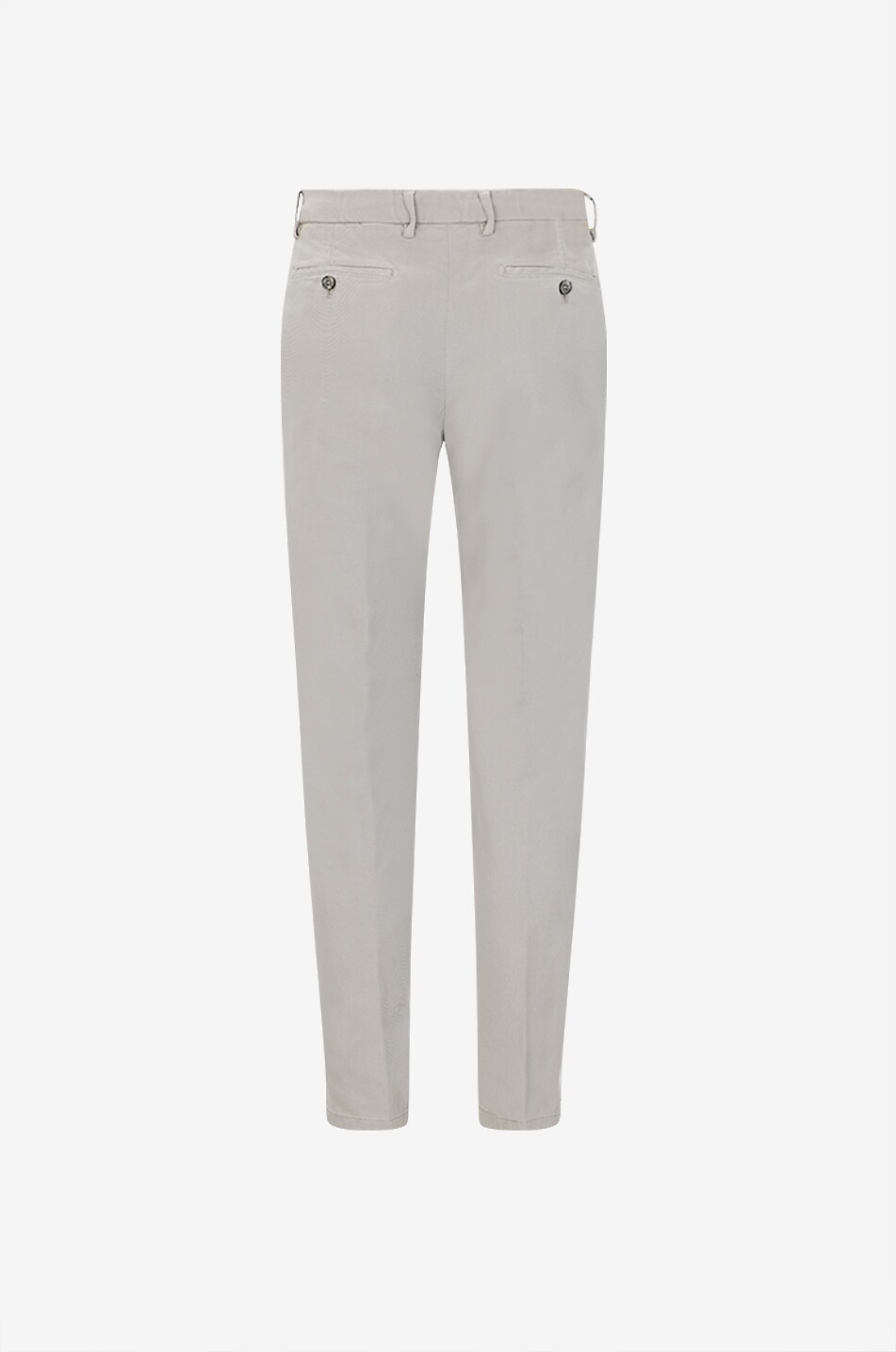 MARCO PESCAROLO Straight-leg pleated mixed cotton trousers Men BEIGE 2