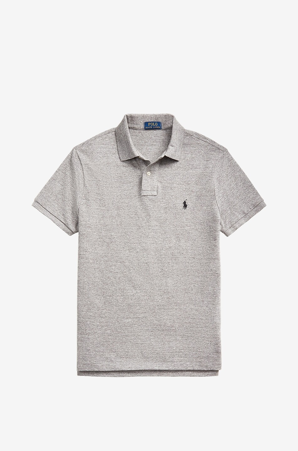 Pony Custom Slim Fit short-sleeved cotton piqué polo shirt
