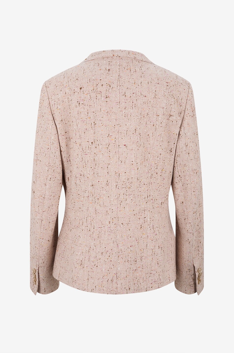 KITON Einreihiger Blazer aus Seide und Kaschmir Damen Mittle beige 2