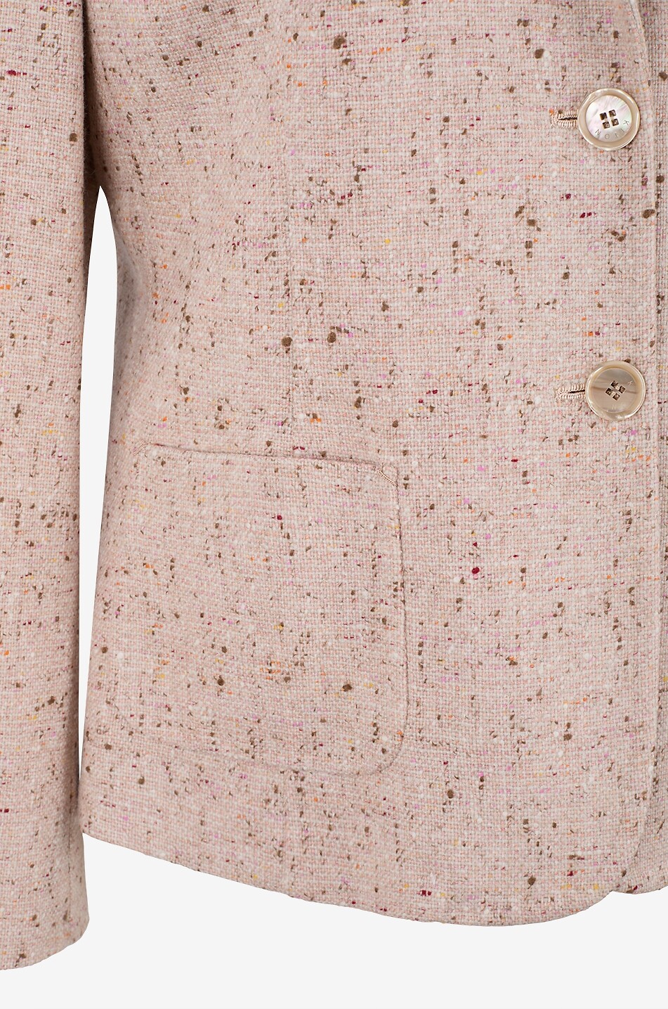 KITON Einreihiger Blazer aus Seide und Kaschmir Damen Mittle beige 3