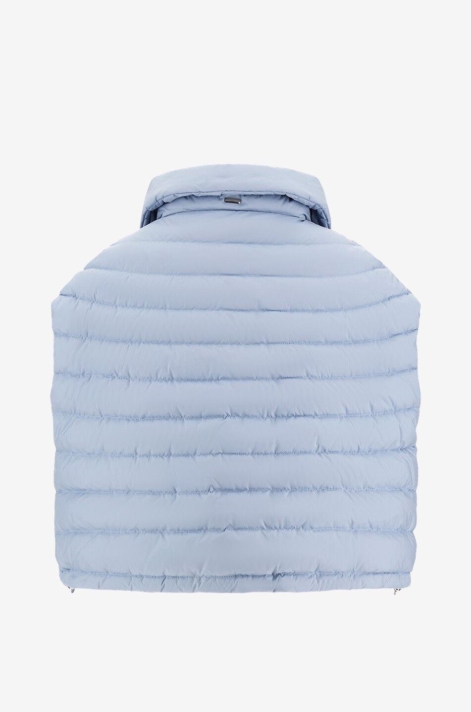 HERNO Resort boxy lightweight nylon quilted vest Women LIGHT BLUE 2