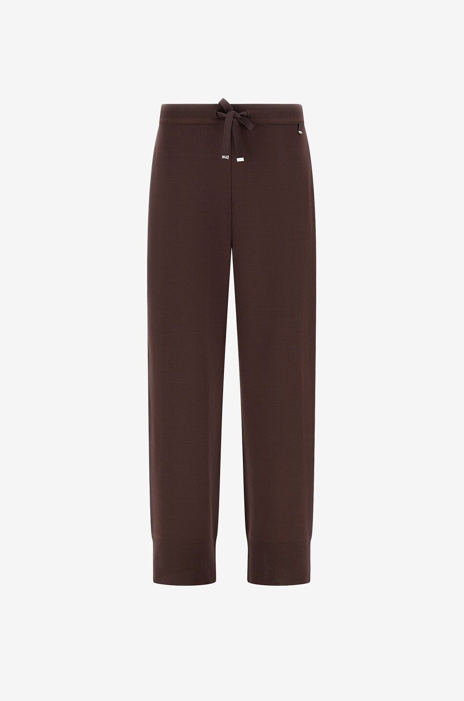 HERNO Pantalon de jogging en coton molleton Femme MARRON 1