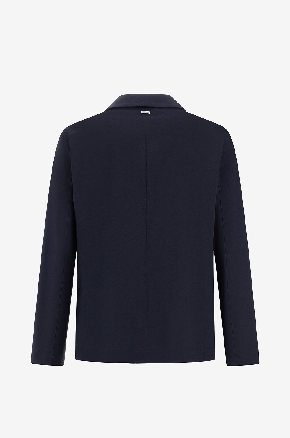 HERNO Lightweight single-breasted straight-fit jacket Men DARK BLUE 2