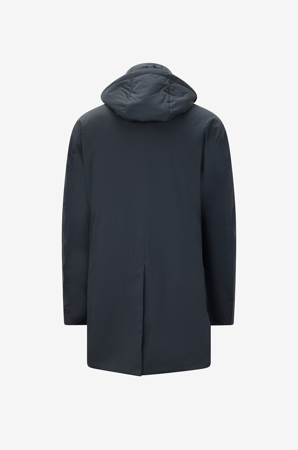 MOORER Ralli-ADS mid-length hooded technical fabric parka Men DARK BLUE 2
