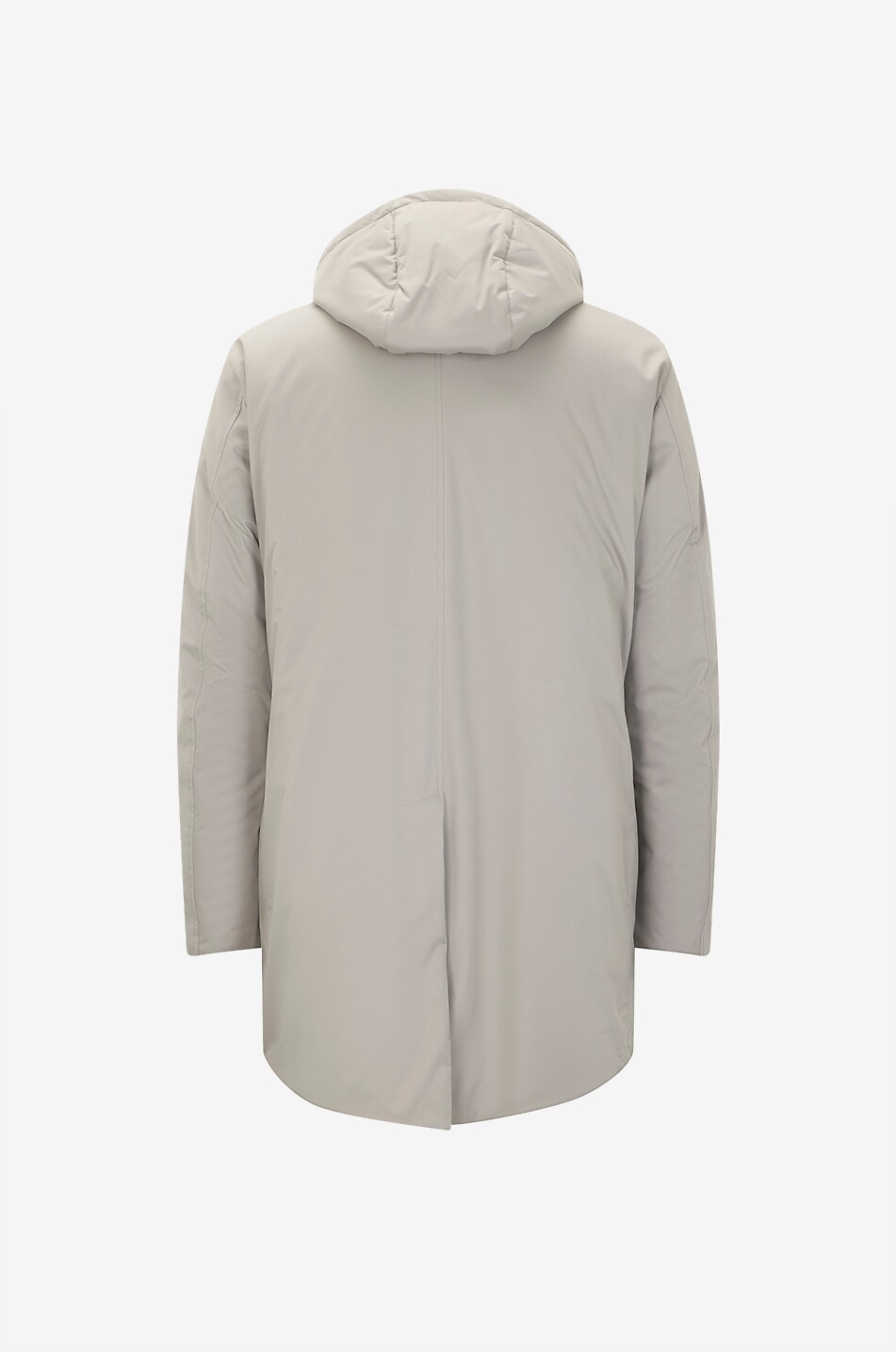 MOORER Ralli-ADS mid-length hooded technical fabric parka Men BROWN 2