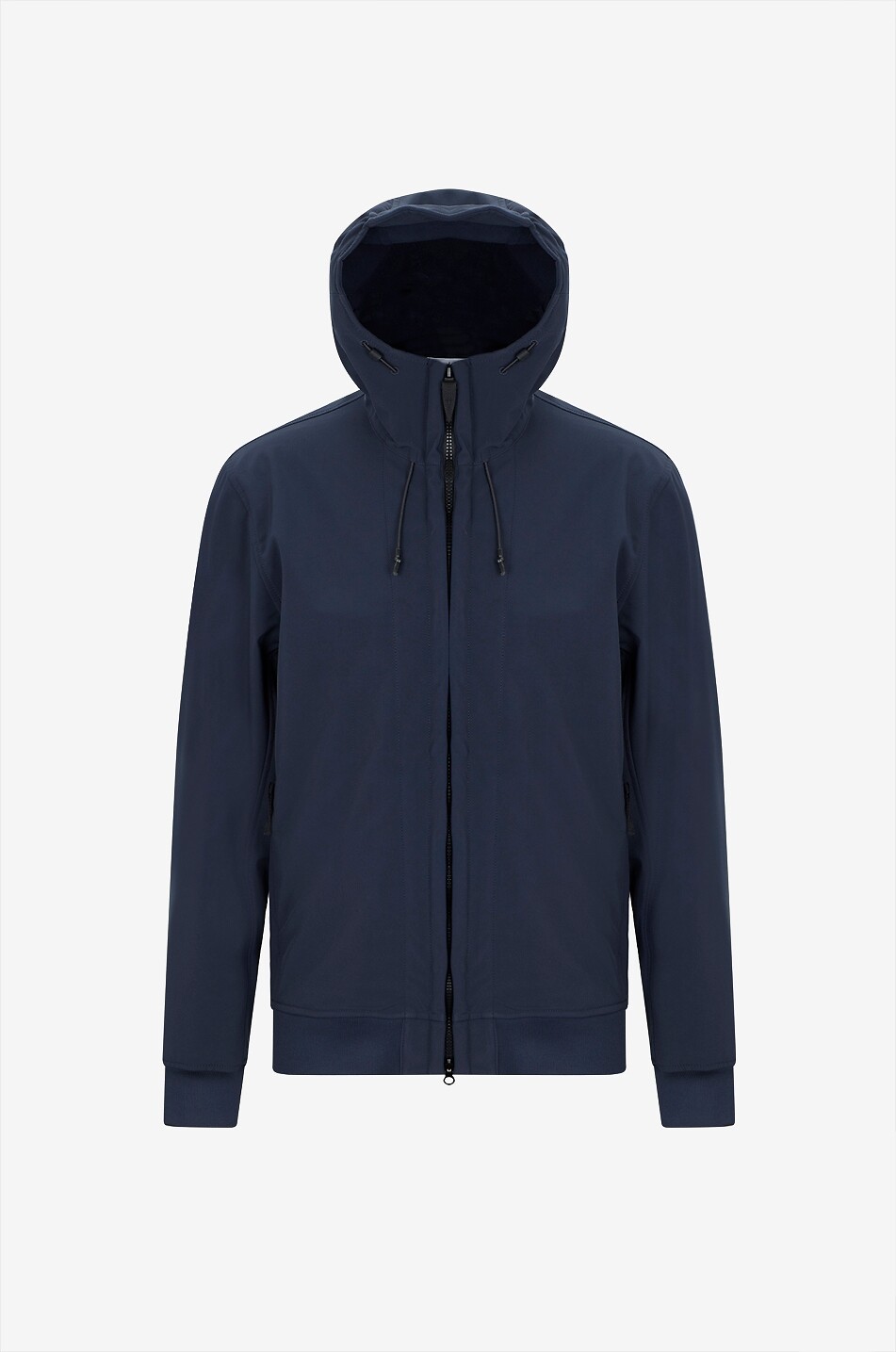 STONE ISLAND Wasserabweisende Kapuzenjacke aus technischem Gewebe Q100004 Soft Shell-R_E.Dye Technology Herren DUNKELBLAU 1