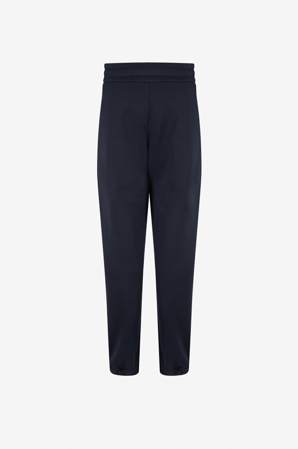 MONCLER Pantalon de jogging fuselé en molleton de coton Femme BLEU 2