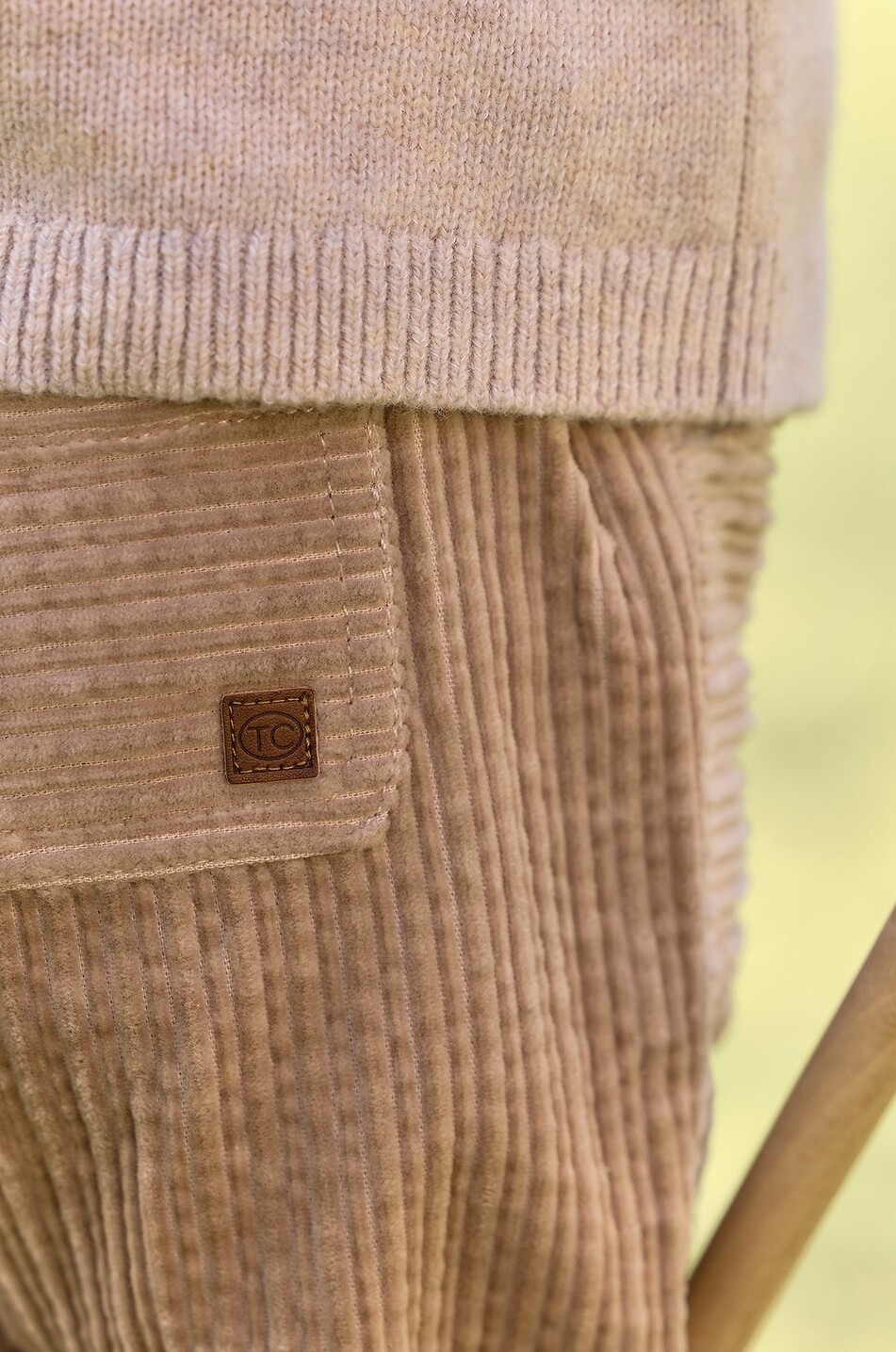 TARTINE ET CHOCOLAT Baby cotton corduroy straight-leg trousers Baby BROWN 5