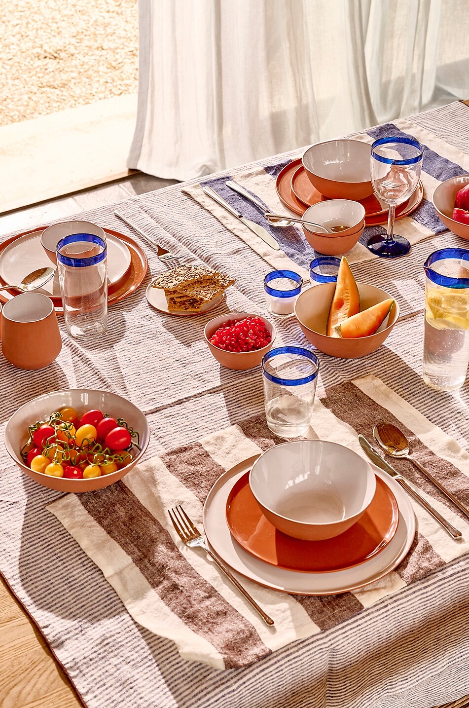 POMAX Verre à eau en borosilicate Tarifa - H9 Maison MULTICOLORE 2