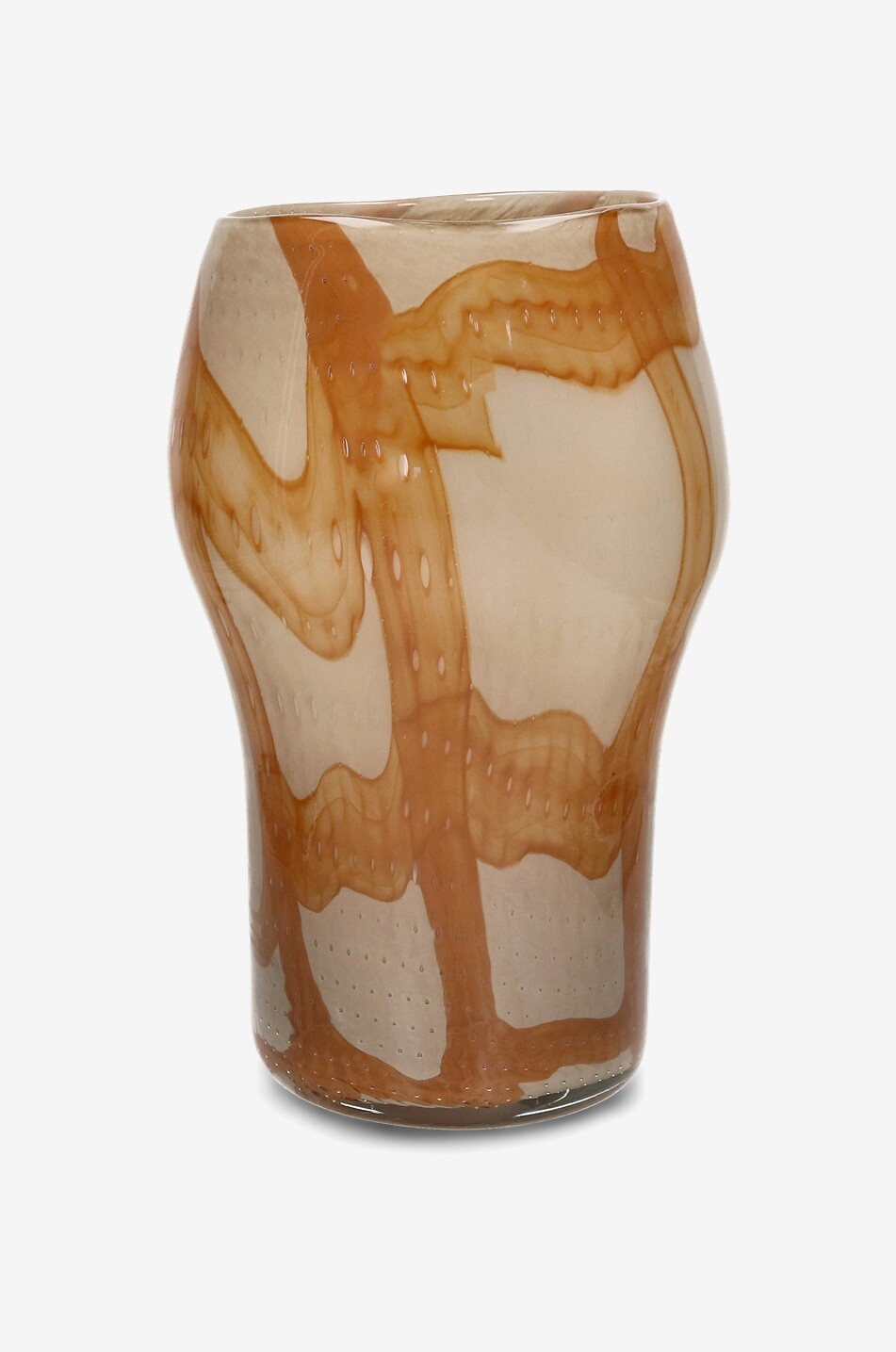 POMAX Vase photophore en verre texturé Anima - H36 Maison MULTICOLORE 1