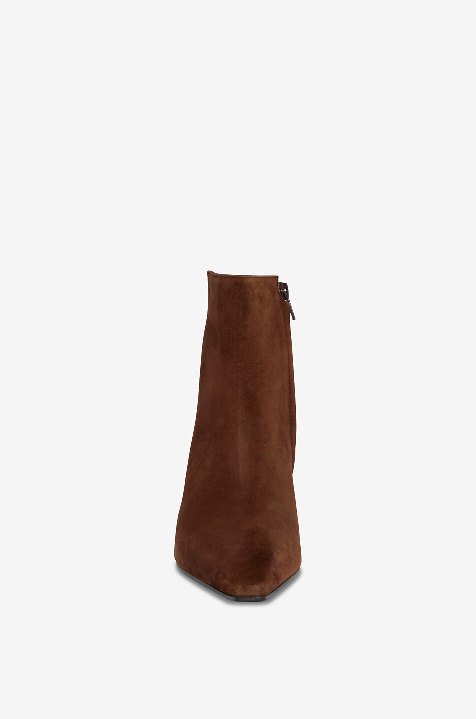 BONGENIE Milia 55 heeled pointy-toe suede ankle boots Women LIGHT BROWN 2