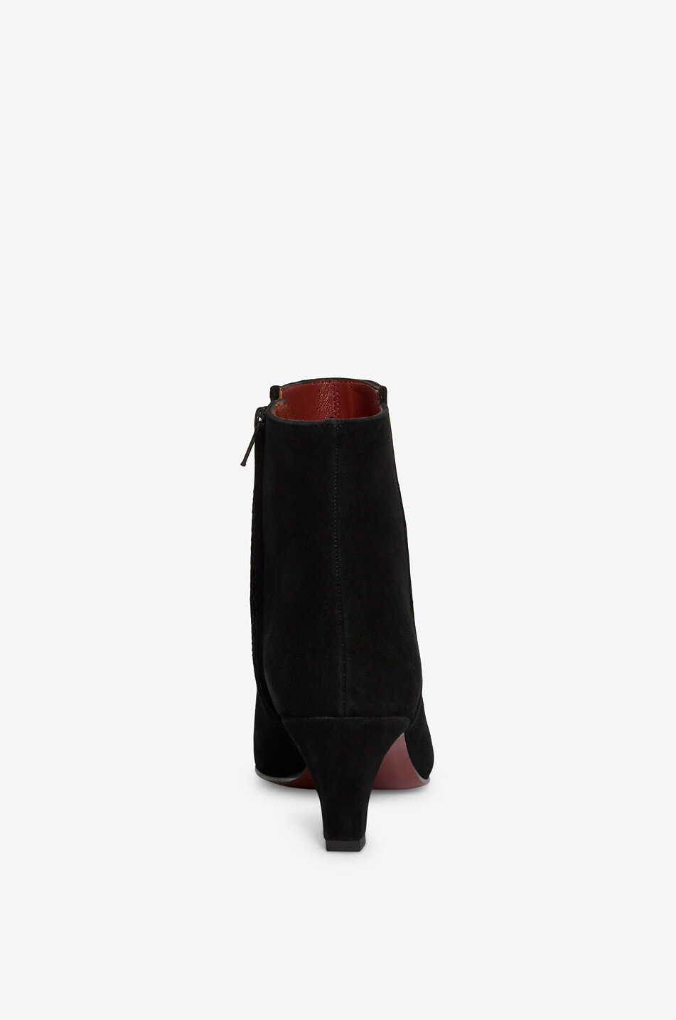 BONGÉNIE Bottines à talon et bout pointu en daim Milia 55 Femme NOIR 4