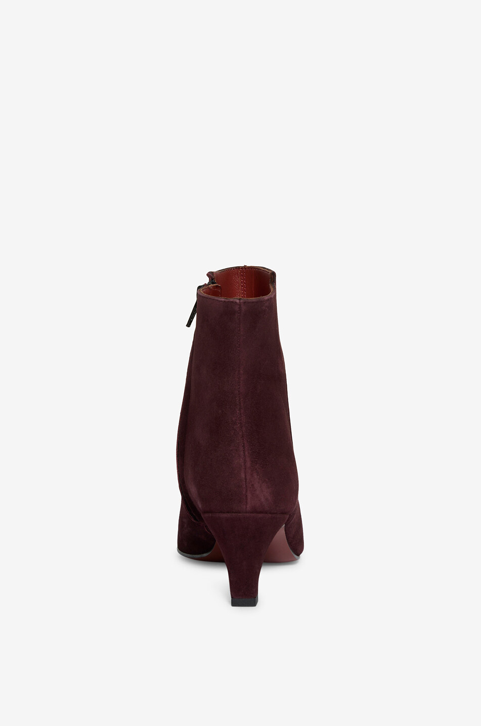 BONGENIE Milia 55 heeled pointy-toe suede ankle boots Women DARK PURPLE 4