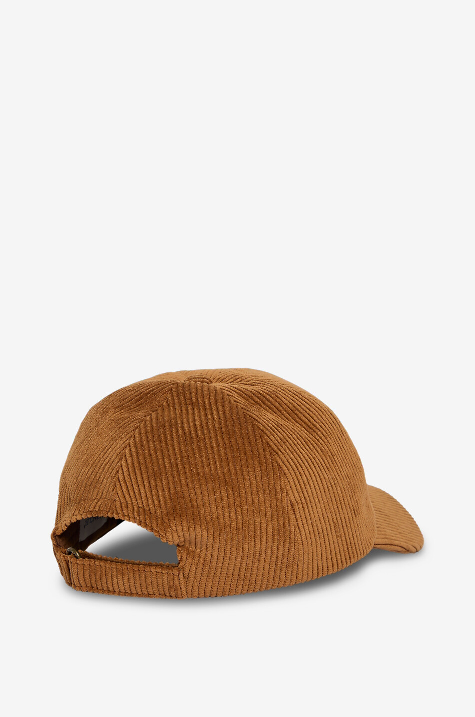 MONCLER Logo-embroidered corduroy baseball cap Women LIGHT BROWN 3
