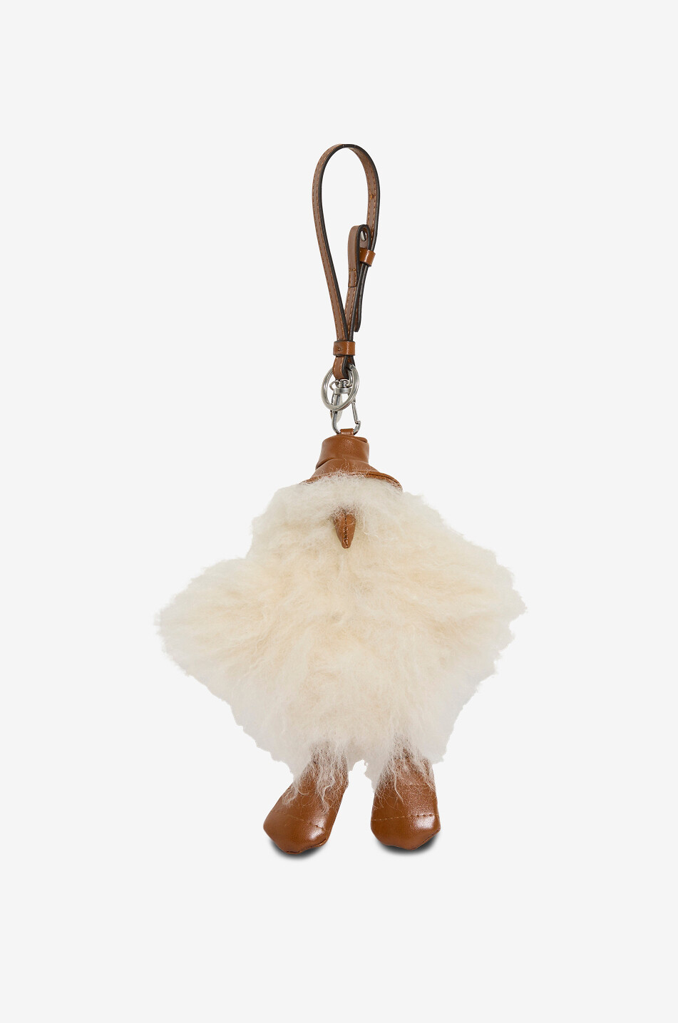 Schlüsselanhänger und Taschen-Charm aus Kunstpelz und Kunstleder MonDuck