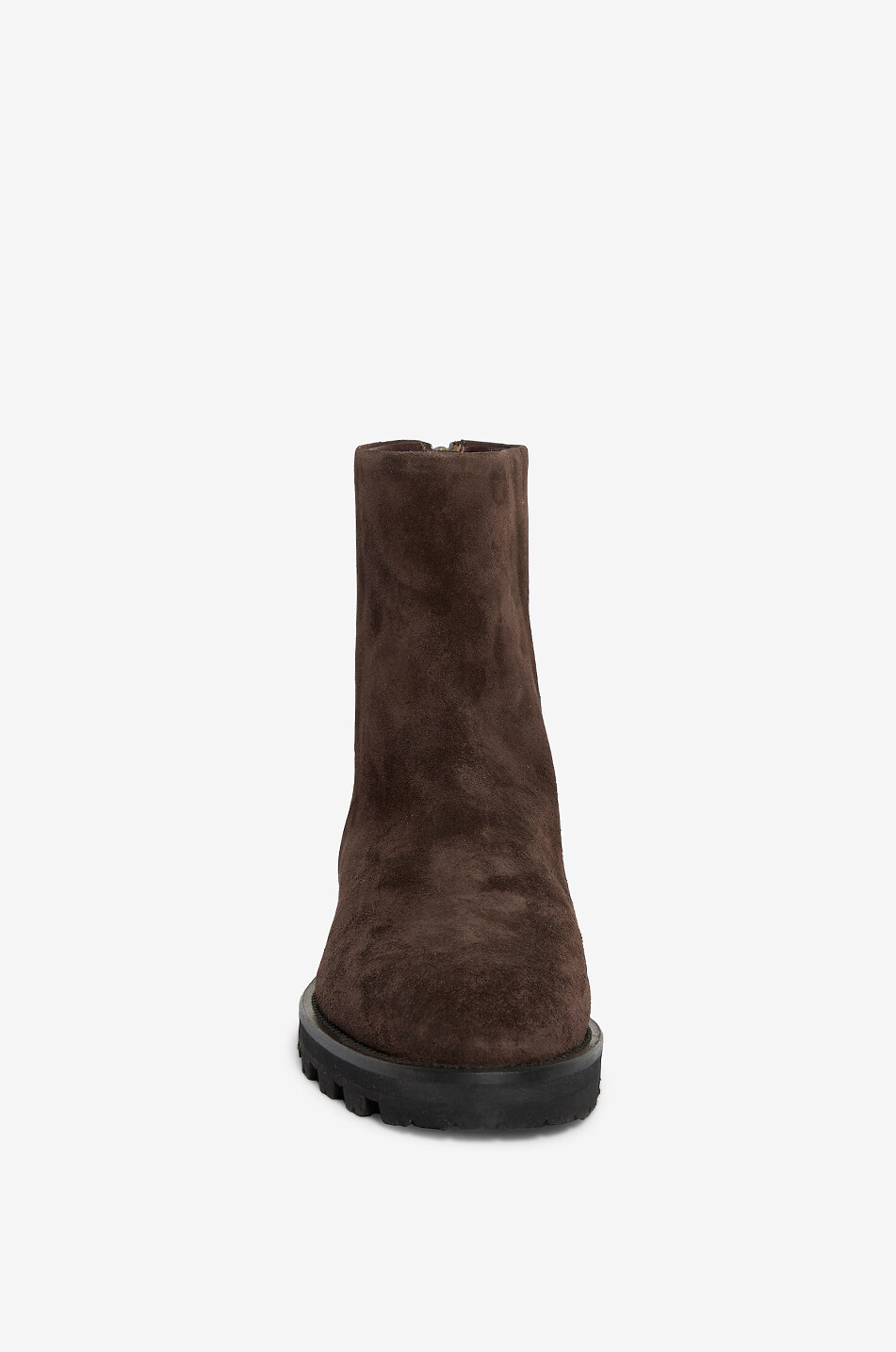 ROBERTO FESTA X BONGÉNIE Flache Stiefeletten aus Wildleder mit Profilsohle Isa 50 Damen DUNKELBRAUN 2