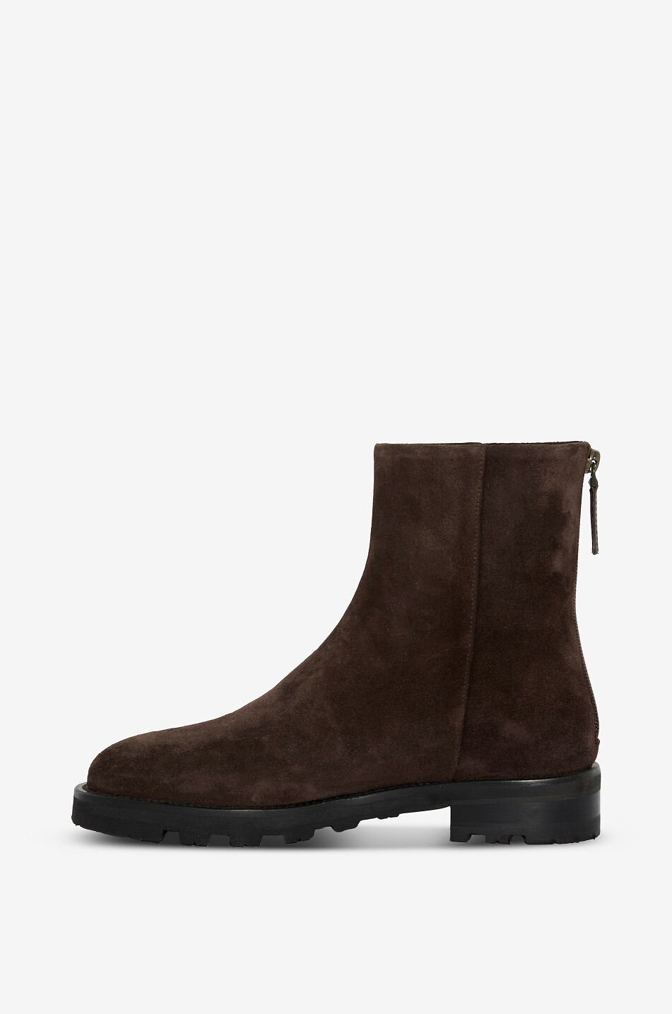 ROBERTO FESTA X BONGÉNIE Flache Stiefeletten aus Wildleder mit Profilsohle Isa 50 Damen DUNKELBRAUN 3