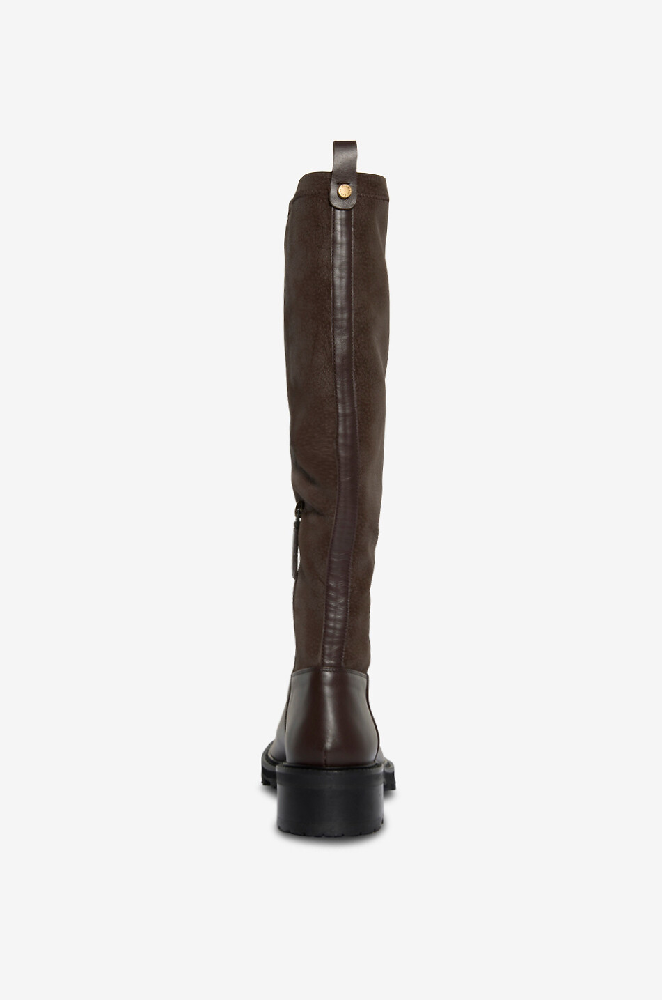 ROBERTO FESTA X BONGÉNIE Flache Stiefel aus Glatt- und Wildleder Gia 45 Damen DUNKELBRAUN 4