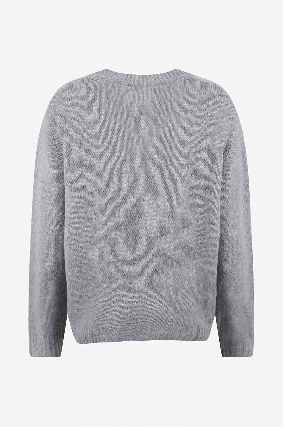 LISA YANG Leona cashmere and silk oversized V-neck jumper Women LIGHT GREY 2