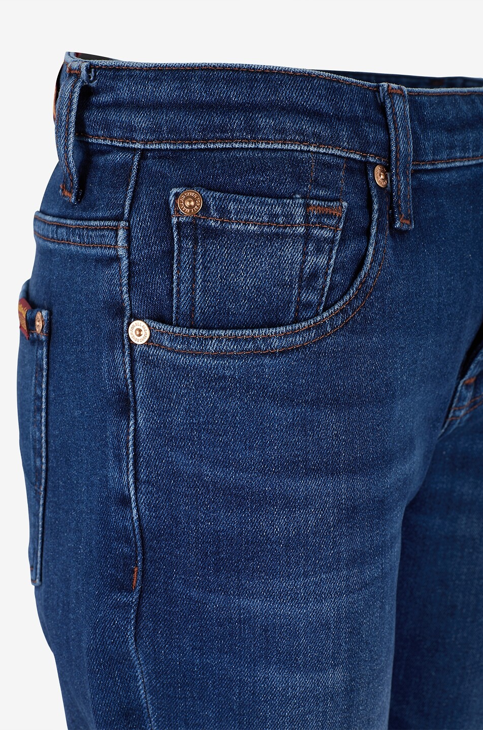 7 FOR ALL MANKIND The Slim Current cotton denim slim fit jeans Women DARK BLUE 3