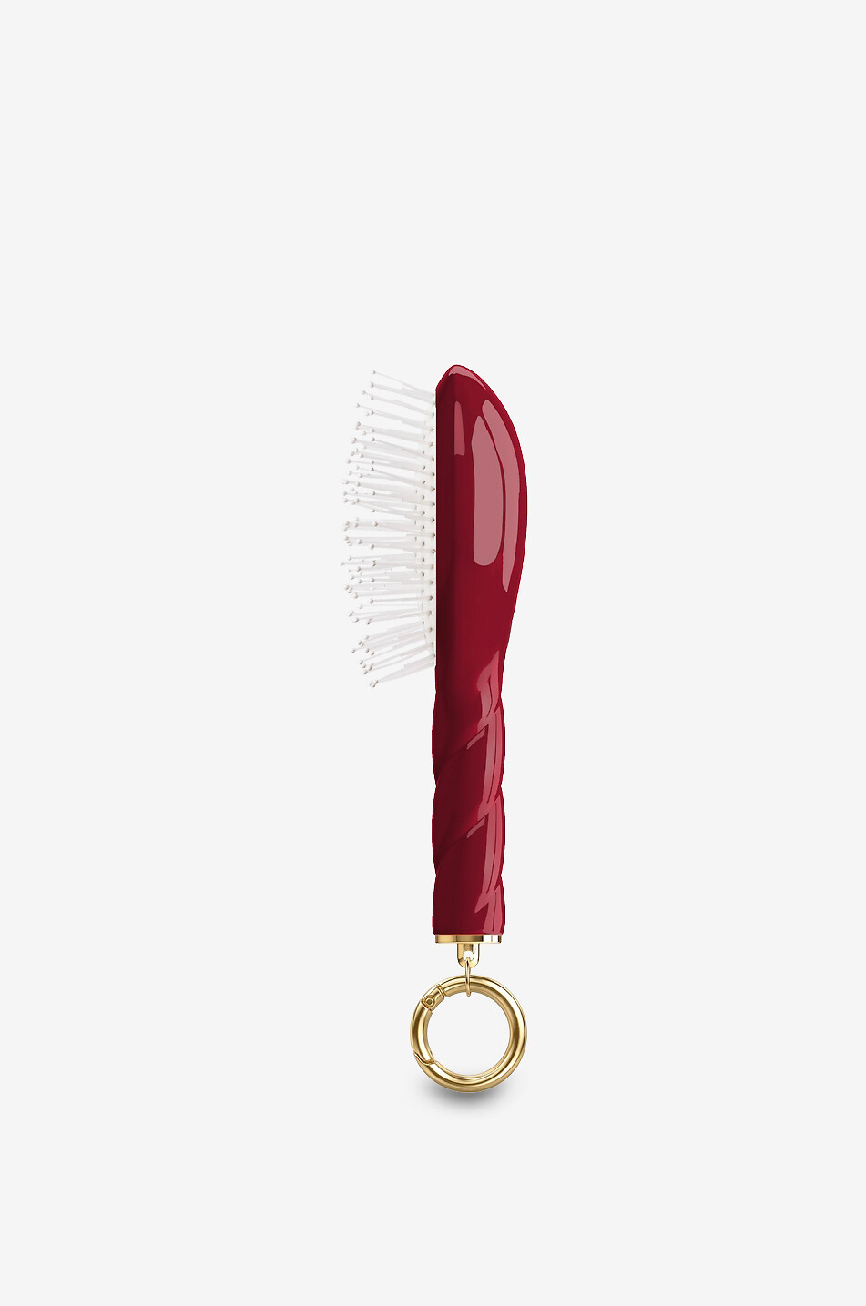 LA BONNE BROSSE N.04 La Micro Brosse La Miracle Rouge Cerise massaging detangling hair brush Unisex DARK RED 1