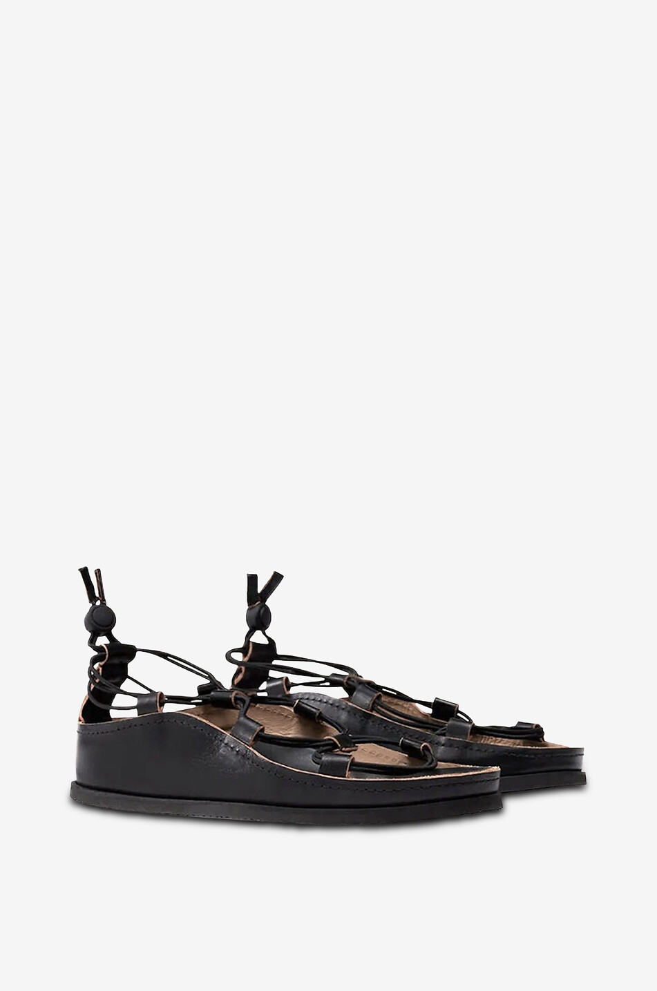 LEMAIRE Minimalist sandals Men BLACK 2