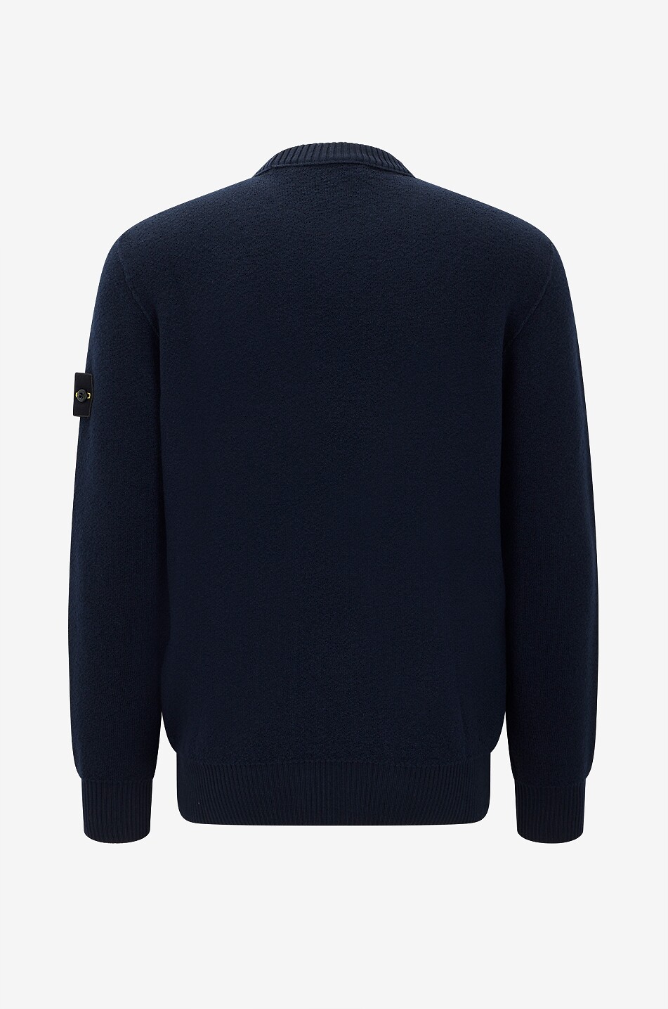 STONE ISLAND Pull à col rond en laine vierge 5100011 Pure RWS Wool Homme BLEU FONCE 2