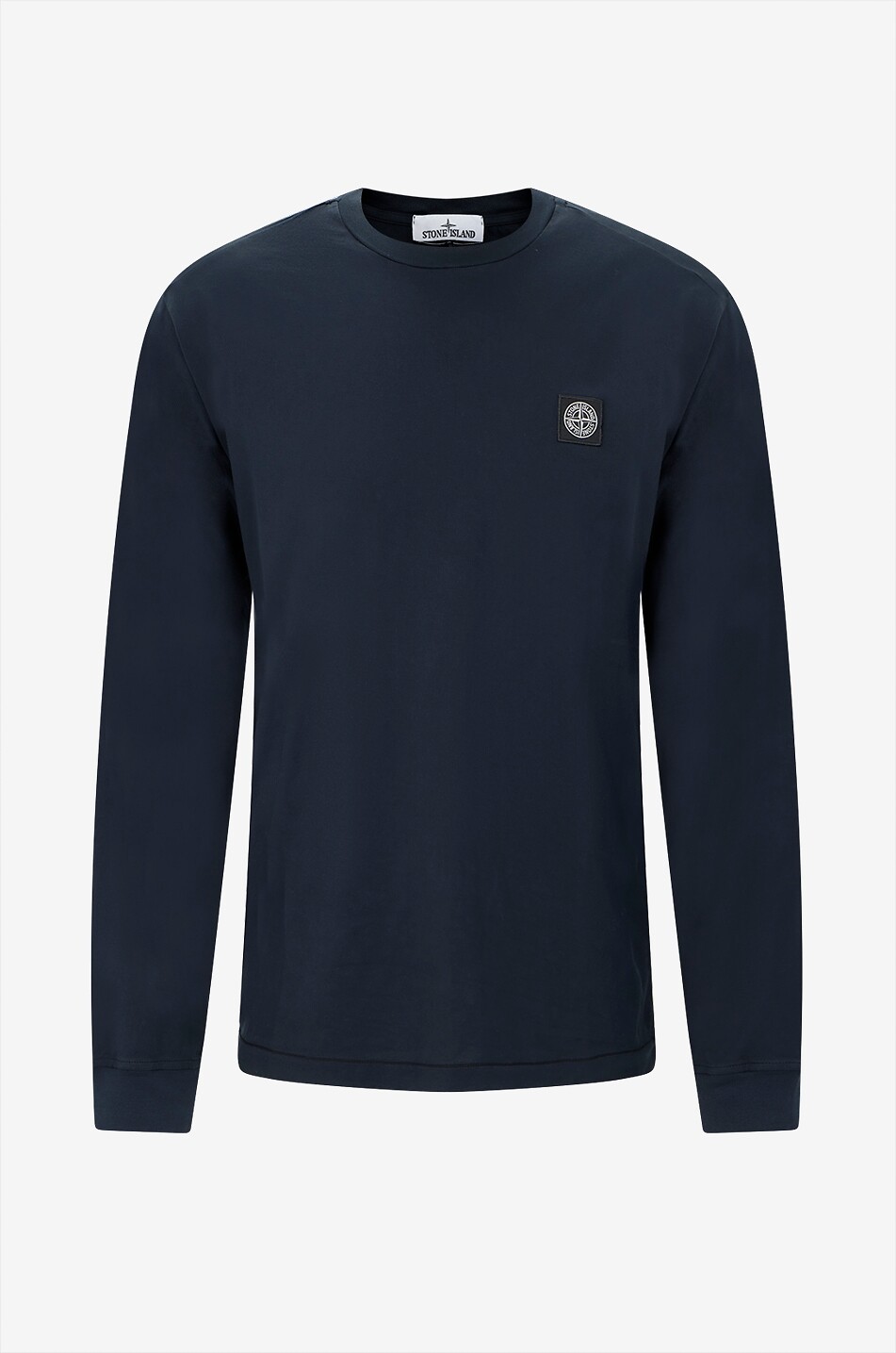 STONE ISLAND Slim-Fit-T-Shirt mit langen Ärmeln 2100031 60/2 Cotton Jersey Herren DUNKELBLAU 1