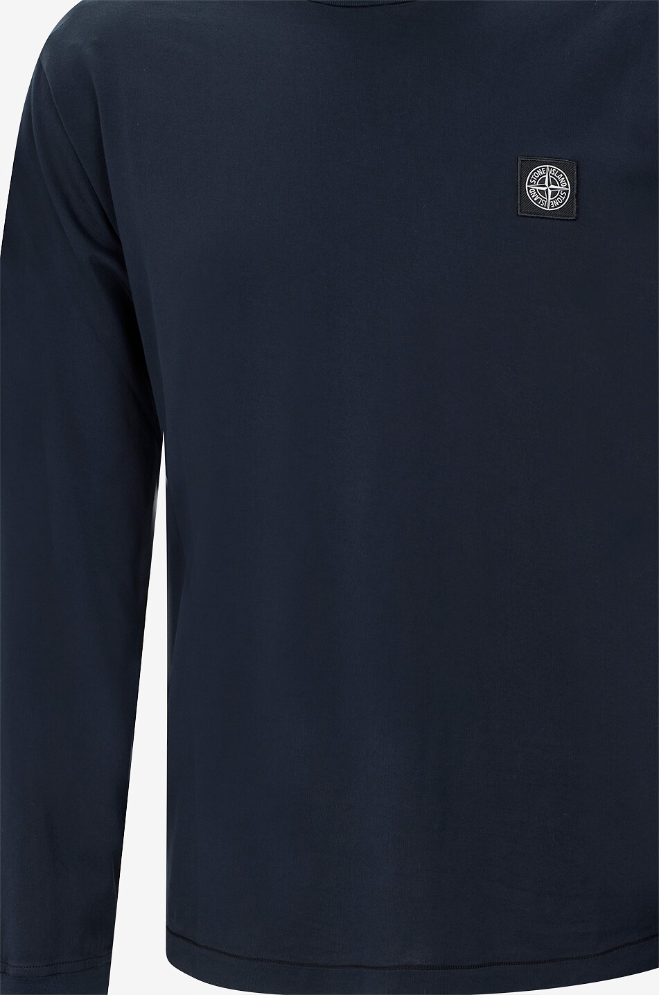 STONE ISLAND Slim-Fit-T-Shirt mit langen Ärmeln 2100031 60/2 Cotton Jersey Herren DUNKELBLAU 3