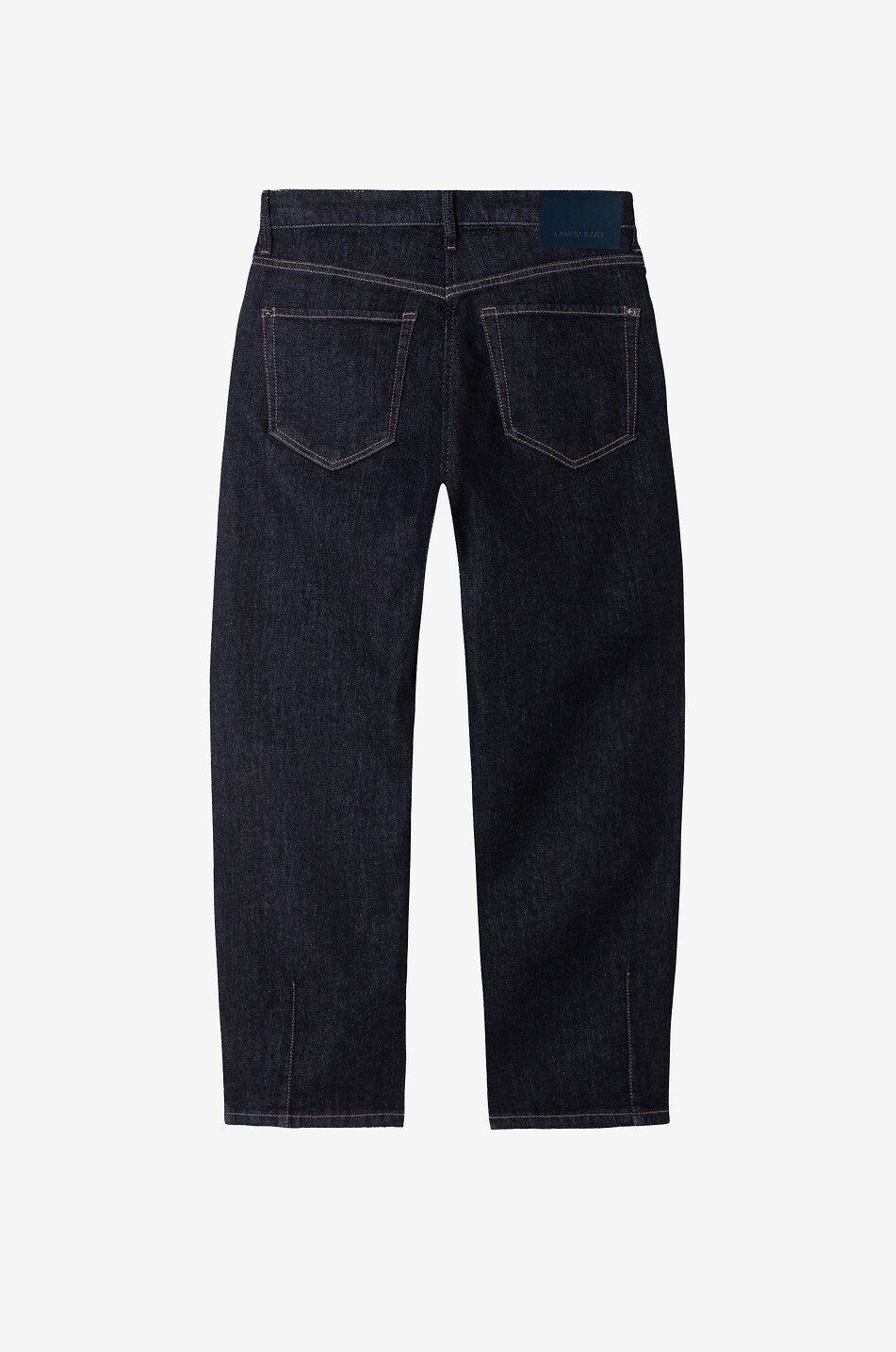 CAMBIO Dunkle verkürzte Barrel-Leg-Jeans Elin Modern Rinse Damen DUNKELBLAU 2