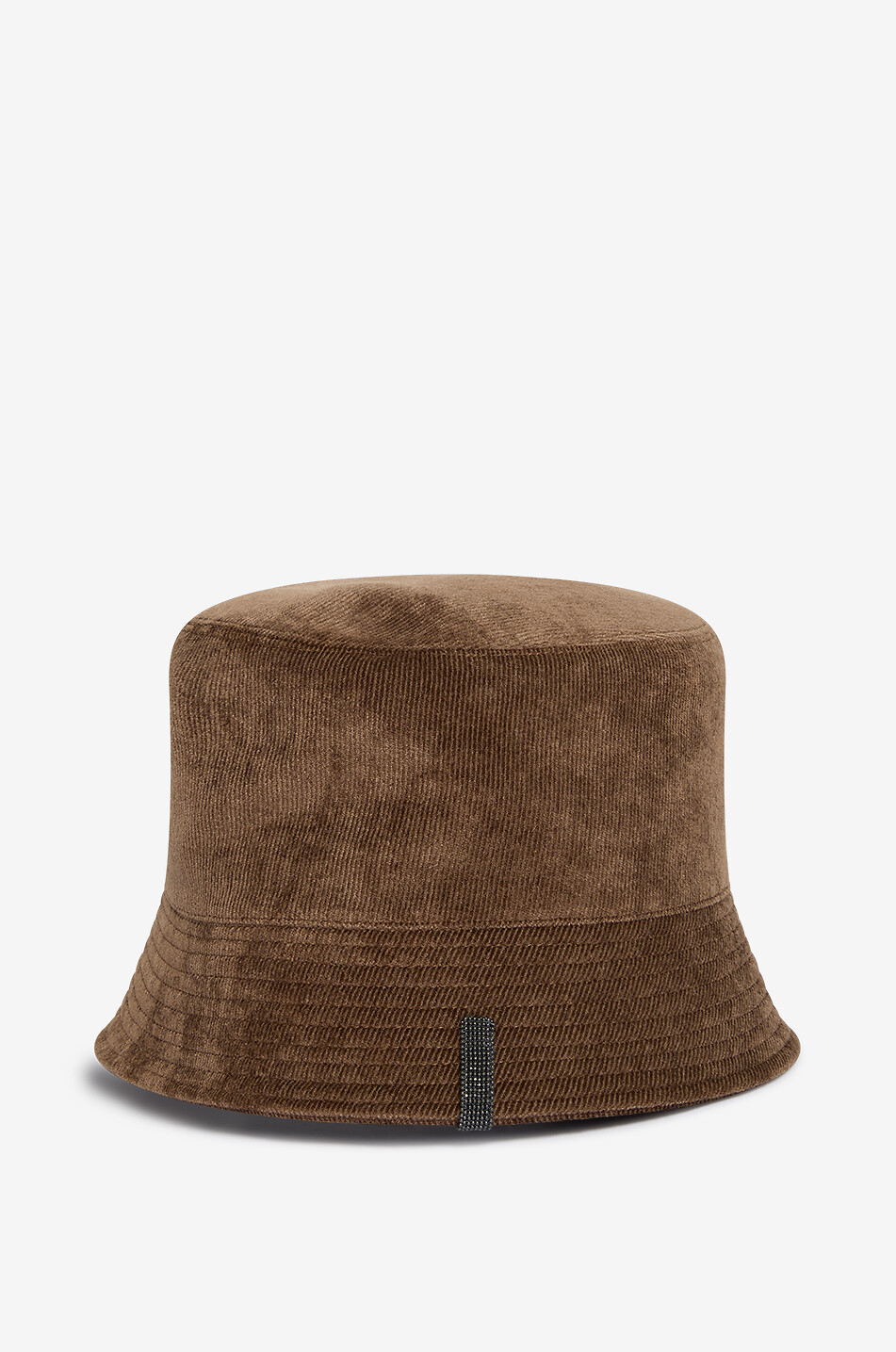 BRUNELLO CUCINELLI Bob en velours côtelé Monile Femme MARRON 4