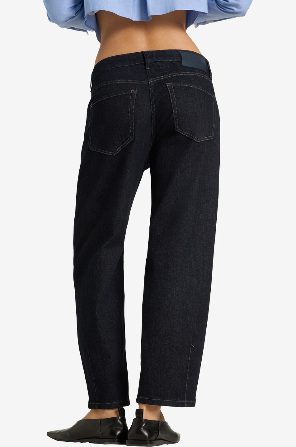 CAMBIO Dunkle verkürzte Barrel-Leg-Jeans Elin Modern Rinse Damen DUNKELBLAU 4
