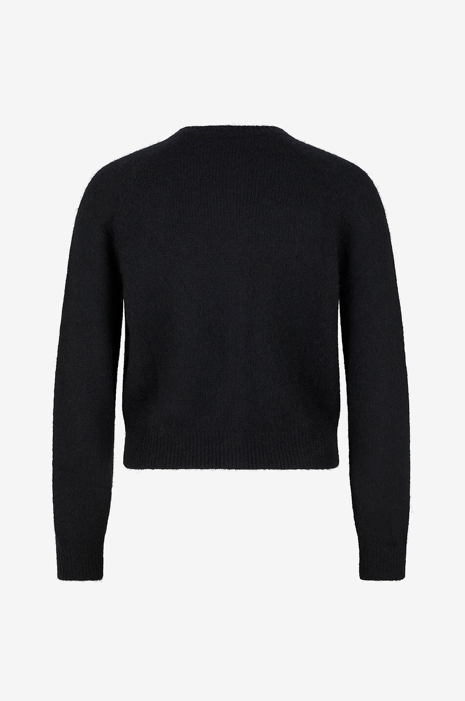 DÔEN Cardigan mit Rundhalsausschnitt aus Alpaka und Wolle Petra Damen SCHWARZ 4