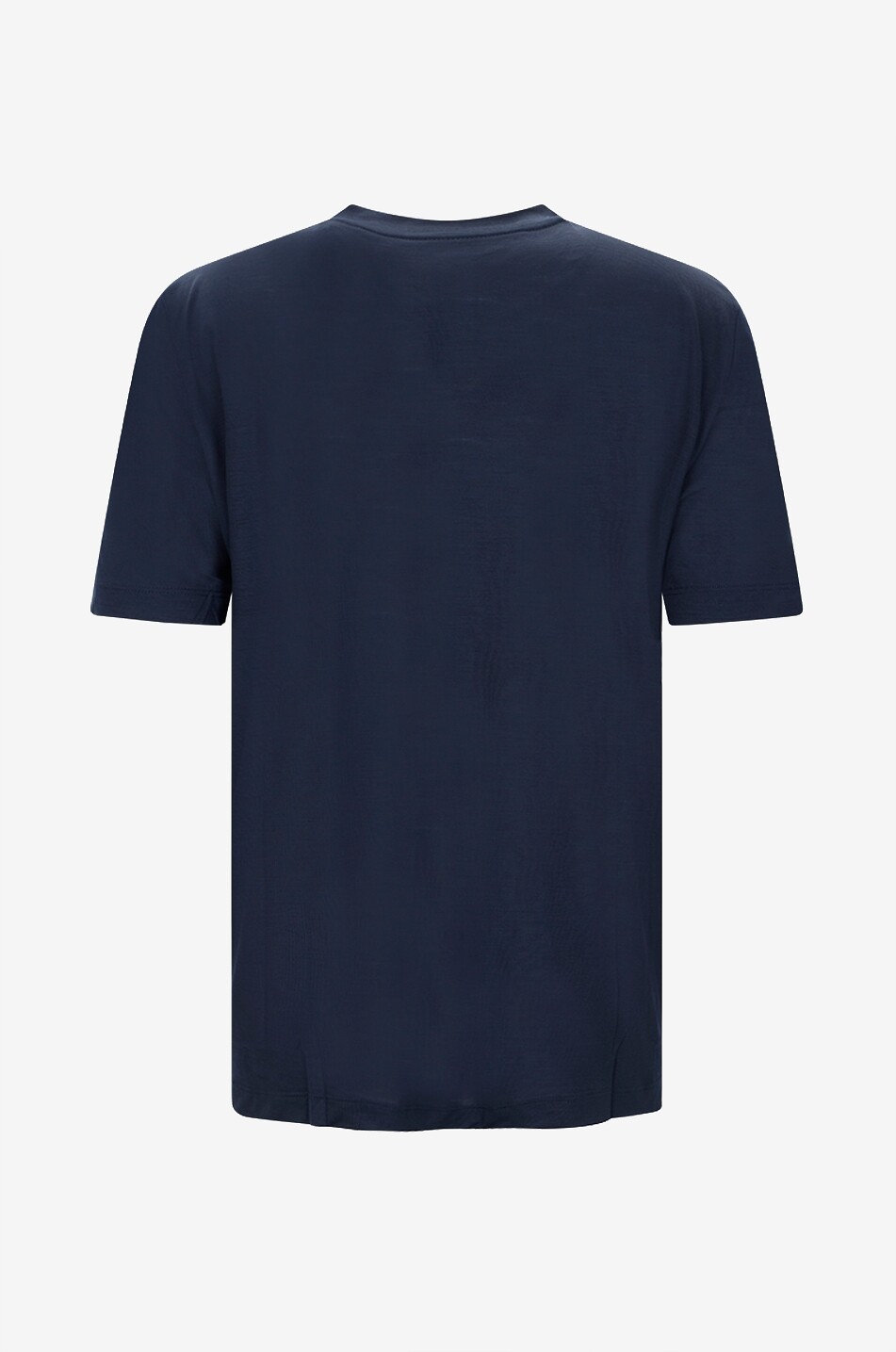 MARCO PESCAROLO Kurzarm-T-Shirt mit Rundhalsausschnitt aus Schurwolle James Herren DUNKELBLAU 2