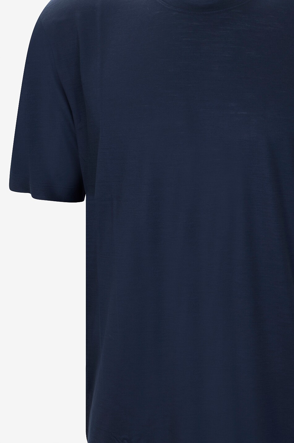 MARCO PESCAROLO Kurzarm-T-Shirt mit Rundhalsausschnitt aus Schurwolle James Herren DUNKELBLAU 3