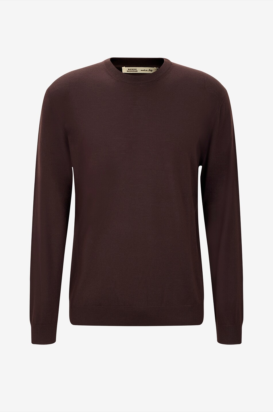 Pullover mit Rundhalsausschnitt aus Schurwolle und Kaschmir