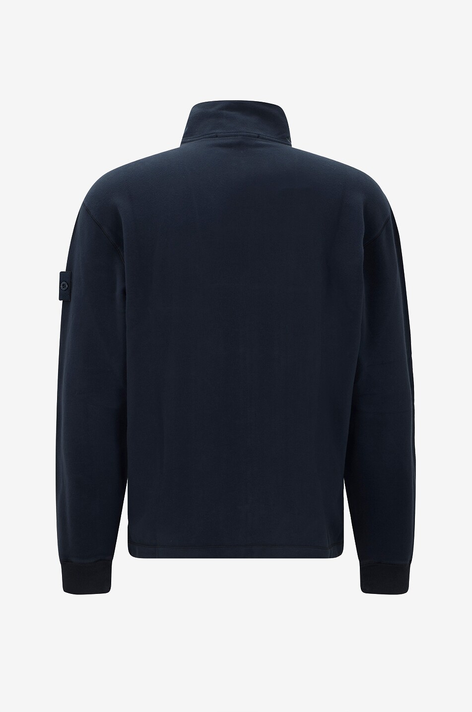 STONE ISLAND Veste survêtement zippée coupe confort 6100025 Stretch Cotton Fleece_S.I. Ghost Homme BLEU FONCE 2