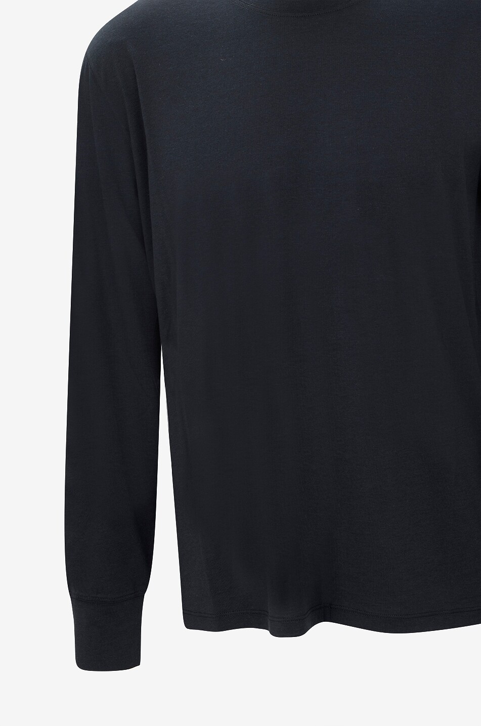 TOM FORD Langarm-T-Shirt aus Baumwollmix mit Rundhals Herren SCHWARZ 3