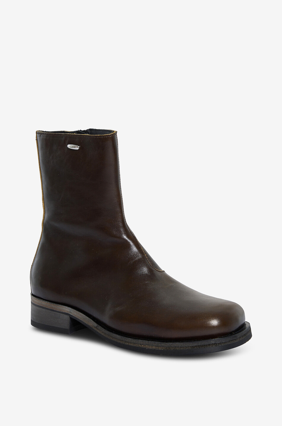 OUR LEGACY Stiefeletten aus Glattleder Camion Boot Herren BRAUN 1